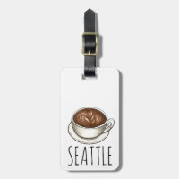 Seattle Washington Latte Coffee Kopp Personlig