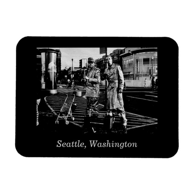 Seattle, Washington Magnet (Horisontell)