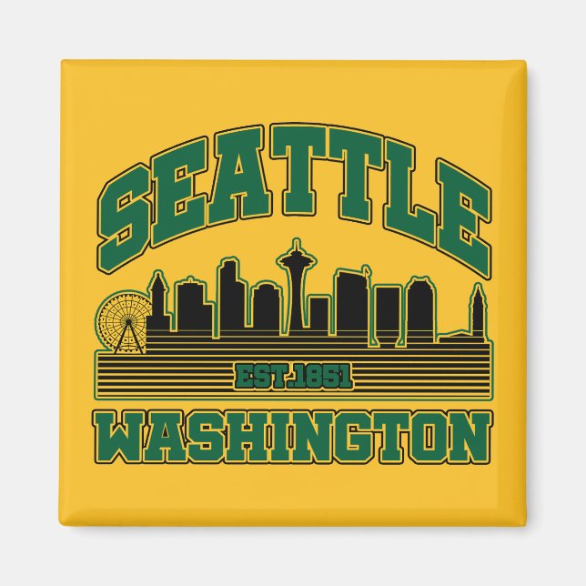 Seattle,Washington Magnet (Framsidan)