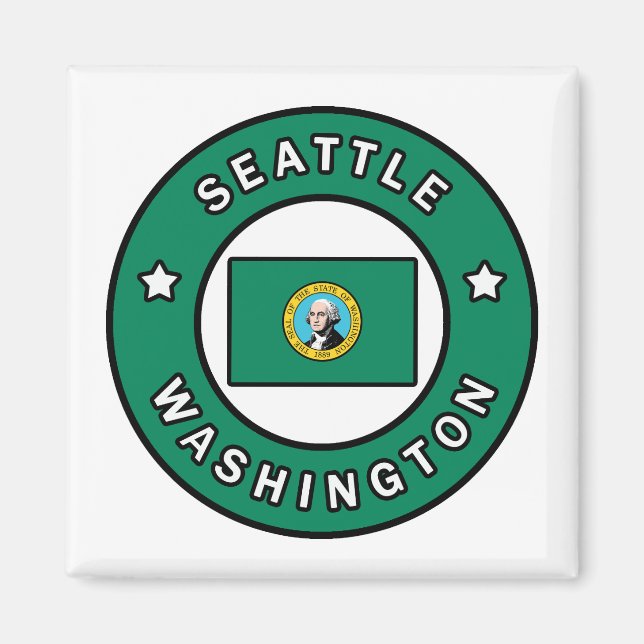 Seattle Washington Magnet (Framsidan)