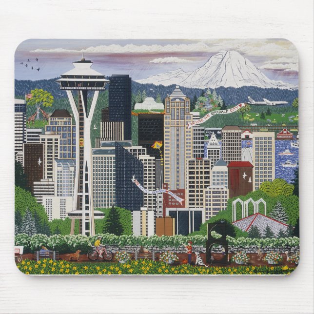 Seattle Washington Musmatta (Framsidan)