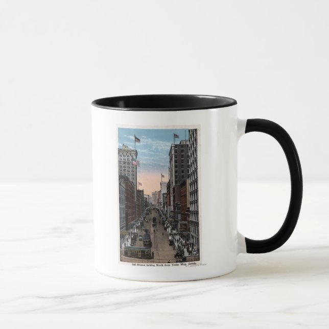 Seattle, Washington - North View av den 2:a Mugg (Höger)