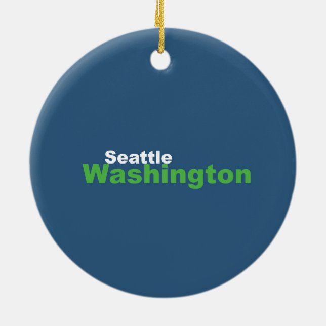 Seattle, Washington Ornament (Baksidan)