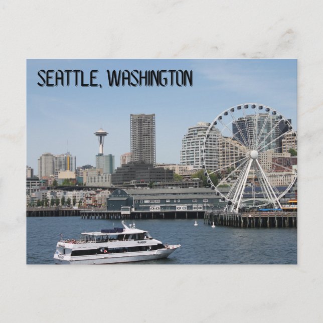 Seattle Washington Postcard Vykort (Framsida)