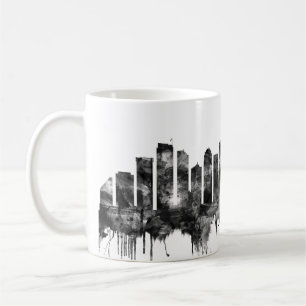 Seattle Washington Skyline BW Kaffemugg