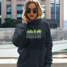Seattle Washington Skyline City T Shirt