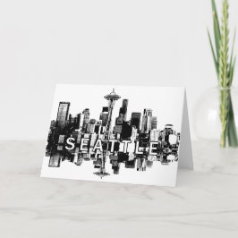 Seattle, Washington skyline Kort