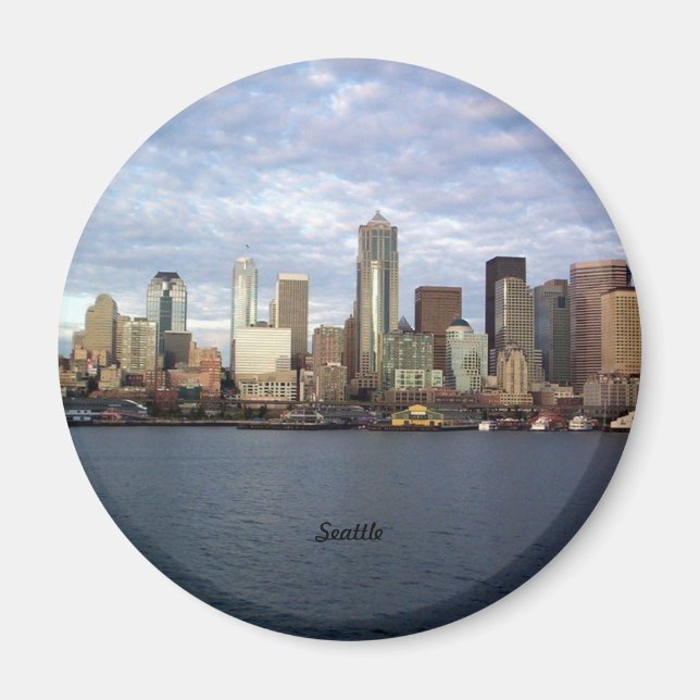 Seattle, Washington skyline Magnet (Framsidan)