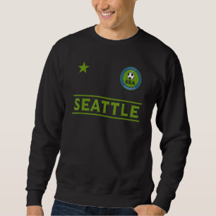 Seattle Washington Soccer Jersey Original Lång Ärmad Tröja
