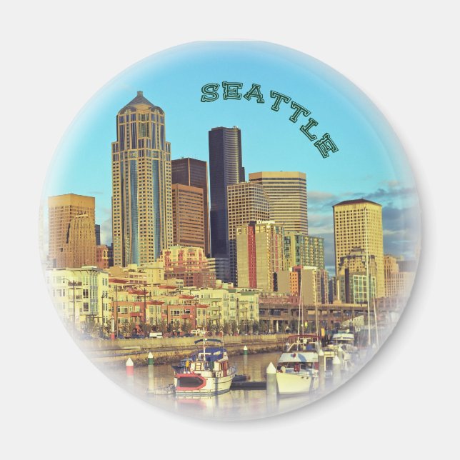 Seattle,Washington-stat Magnet (Framsidan)