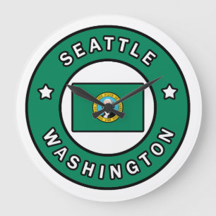 Seattle Washington Stor Klocka