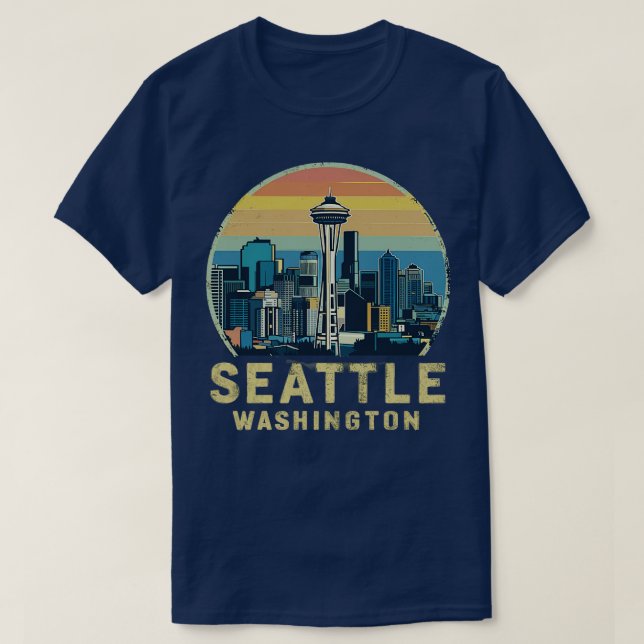 Seattle Washington T Shirt (Design framsida)