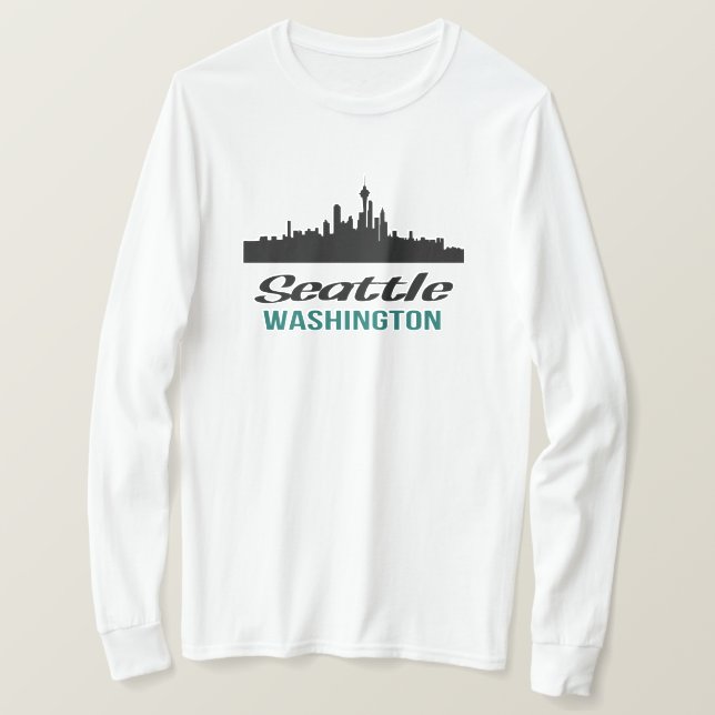 Seattle Washington Tee Shirt (Design framsida)