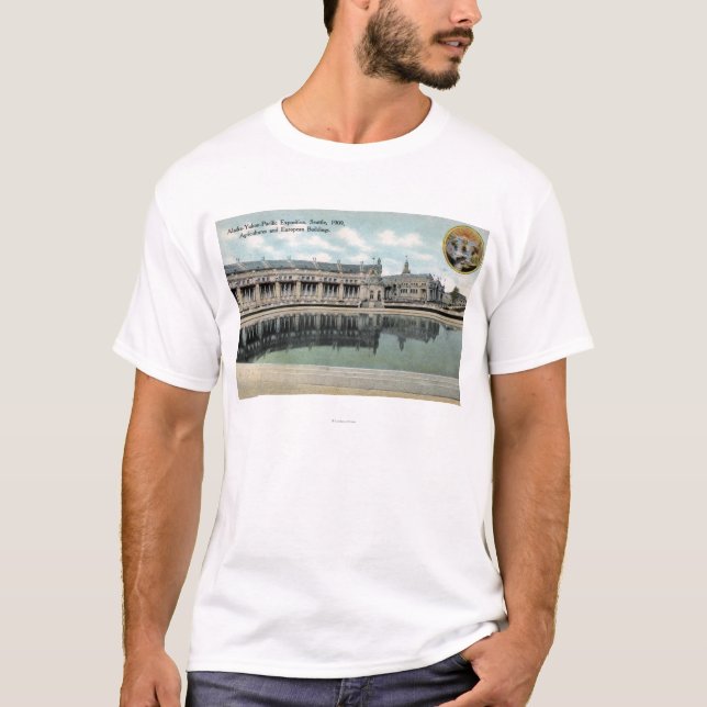 Seattle Washington Tee Shirt (Framsida)