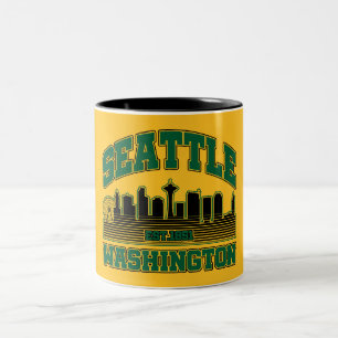 Seattle,Washington Två-Tonad Mugg