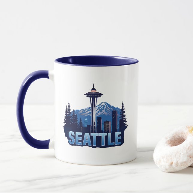 Seattle Washington United States of America Mugg (Med munk)