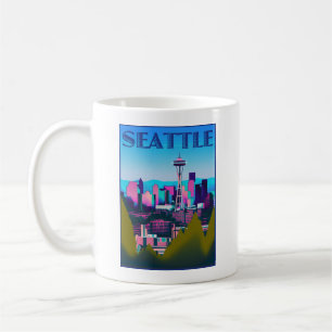 Seattle Washington, USA Kaffemugg