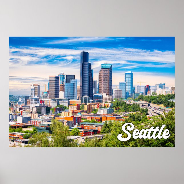 Seattle, Washington, USA Poster (Framsidan)