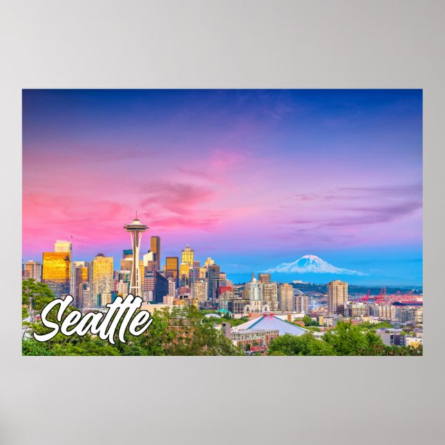 Seattle, Washington, USA Poster (Framsidan)