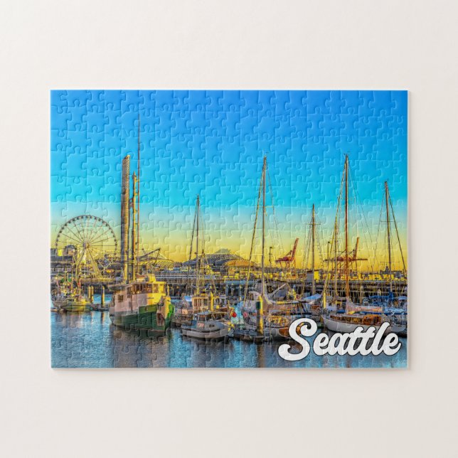 Seattle, Washington, USA Pussel (Horisontell)