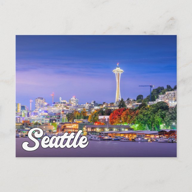 Seattle, Washington, USA Vykort (Framsida)