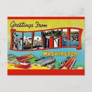 Seattle Washington vykort