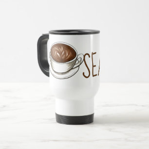 Seattle Washington WA Coffee Shop Latte Barista Resemugg