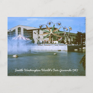 Seattle Washington World's Fair Grounds Postcard Vykort