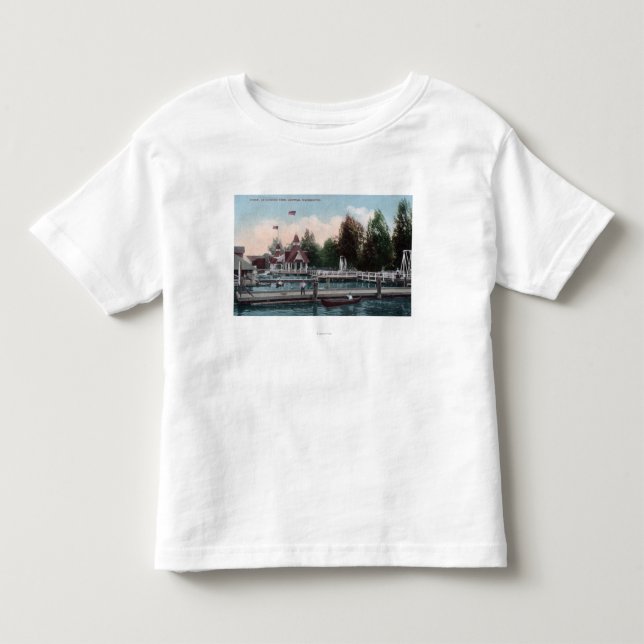 Seattle WashingtonMadison parkerar plats Tee Shirt (Framsida)