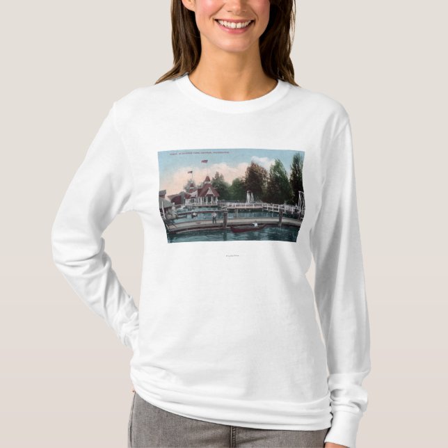 Seattle WashingtonMadison parkerar plats Tee Shirt (Framsida)