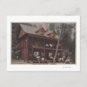 Seattle, WASummer Home i Alki Point Beach Vykort