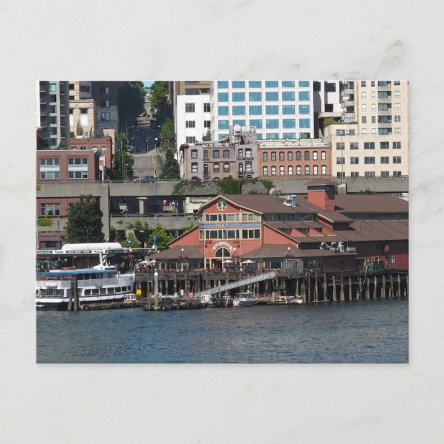 Seattle Waterfront.. Vykort (Framsida)