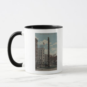 Seattle WATotem Pole på banbrytaren kvadrerar Mugg