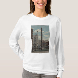 Seattle WATotem Pole på banbrytaren kvadrerar Tee
