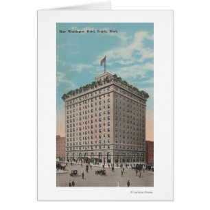 Seattle, WAView of the Washington Hotel Hälsningskort
