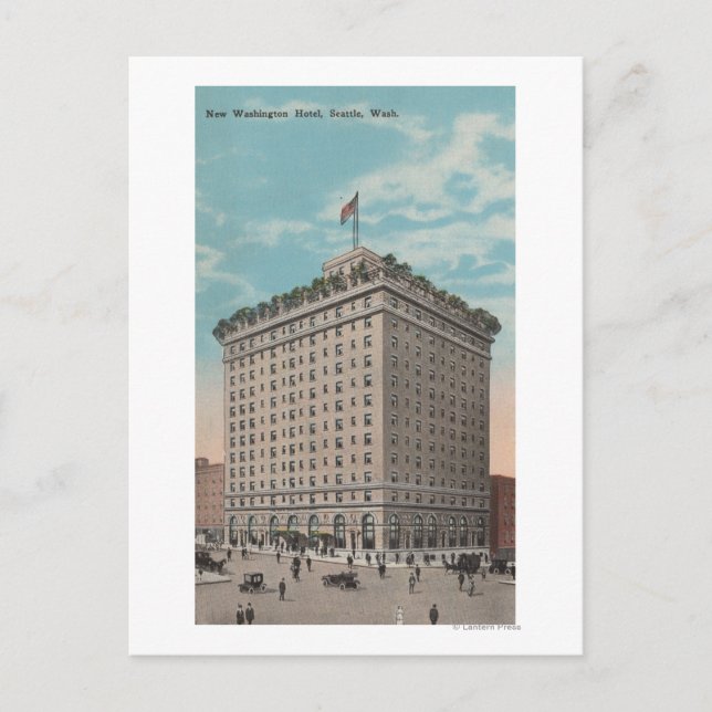 Seattle, WAView of the Washington Hotel Vykort (Framsida)