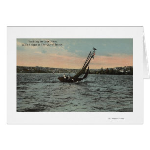 Seattle, WAYachting on Sjö Union Hälsningskort