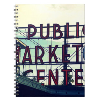 Seattles Pikes Place Market Anteckningsbok