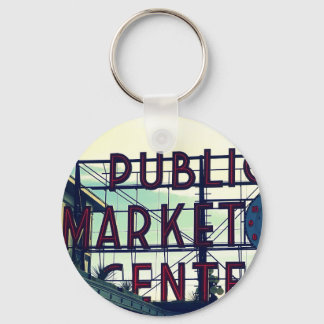 Seattles Pikes Place Market Nyckelring