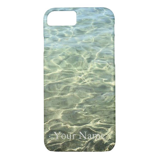 Seawaterstrandpersonlig Case-Mate iPhone Skal (Baksida)