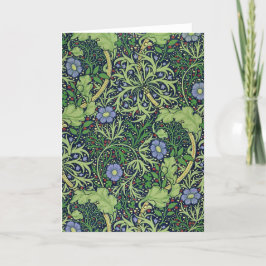 Seaweed cobalt thyme - William Morris Kort