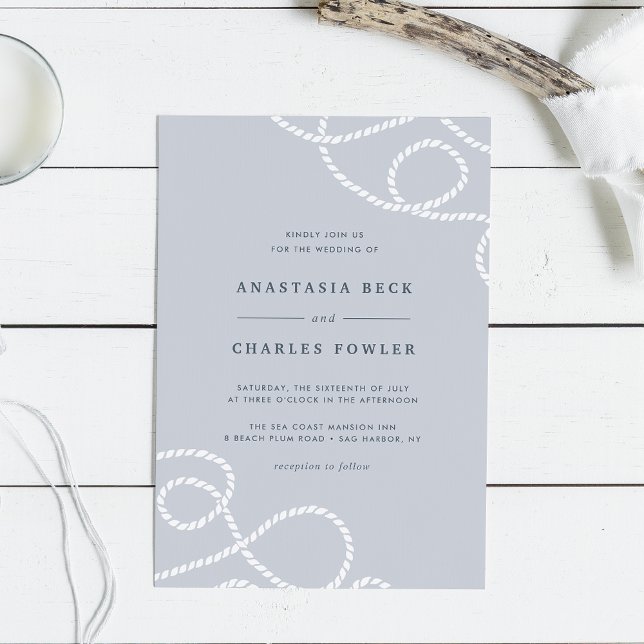 Seaworthy bröllopsinbjudan | Foder Inbjudningar (Skapare uppladdad)