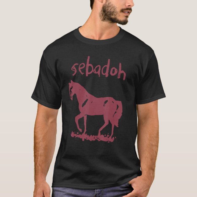 Sebadoh Nerd Geek Graphic T Shirt (Framsida)