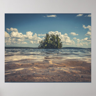Sebago Sjö Island, Value Poster Pappert (Matte)