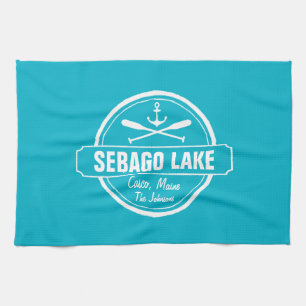 SEBAGO SJÖ MAINE PERSONLIG TOWN AND NAMN KÖKSHANDDUK