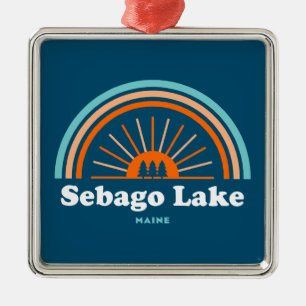 Sebago Sjö Maine Rainbow Julgransprydnad Metall