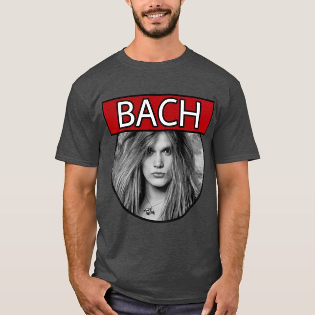 Sebastian Bach Skid Row vän vänner T Shirt (Framsida)
