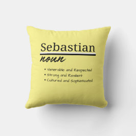 Sebastian, Boy Personlig Namn Definition Kudde