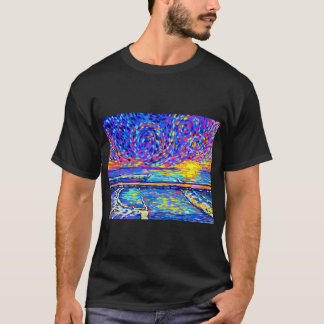Sebastian Inlet Cotton Candy Himmel T Shirt