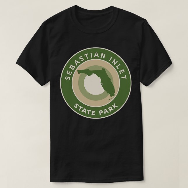 Sebastian Inlet State Park Florida Bullseye T Shirt (Design framsida)